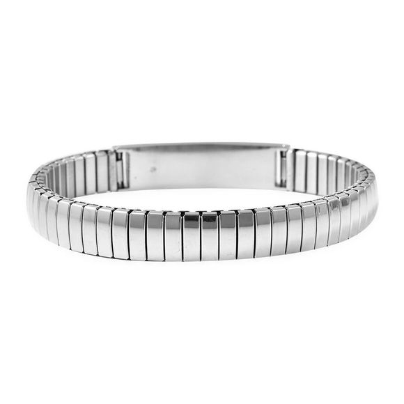Adjustable Bracelet in Stainless Steel (7.25 In) - Picture 2 of 3